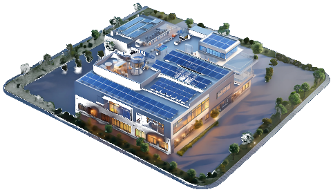 Commercial rooftop solar installation